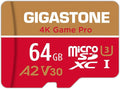 【For Switch 1 Only】GIGASTONE 64GB Micro SD Card, 4K Game Pro, MicroSDXC Memory by Gigastone