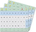 Adult Communication Board - Non-Slip, Portable Letter Chart for Non-Verbal, Stroke Recovery, Effective Visual Aids for Non-Speaking Patients, Pain Scale, QWERTY or ABC (QWERTY - 3 Pack)