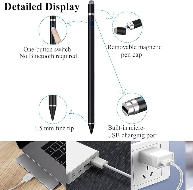 Active Stylus Pen for iPhone/iPad/Android, Kenkor Pencil - Image 4