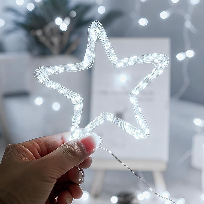 litogo 3 Pack Fairy Lights Battery Operated with Timer, 33FT 100LED Twinkle String Lights USB-C Powered 8 Modes Dimmable for Indoor Bedroom Centerpiece Wedding Classroom Dorm Christmas Decorations