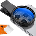 K&F CONCEPT 52mm Clip-on CPL Phone Camera Lens Filter Kit, Circular Polarizer by KFCONCEPT