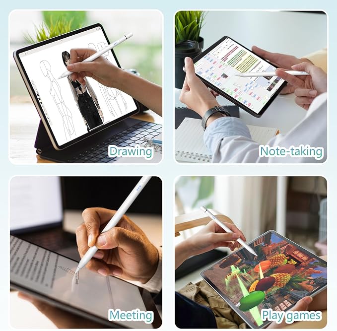 Stylus Pen for Apple iPad 2018–2026, Wireless Charging iPad Pencil 2nd - Image 8