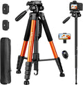 Tripod for Camera, Professional Heavy Duty Compact Camera Stand for Phone by Victiv