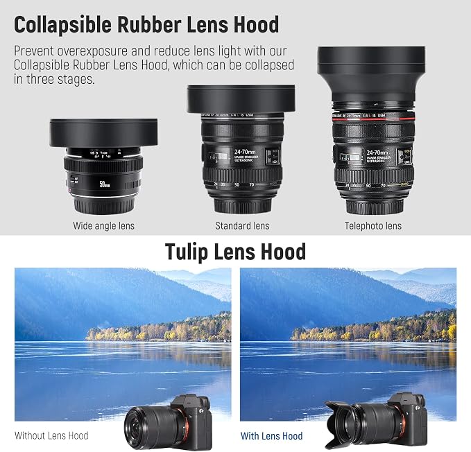 Neewer® 67MM Complete Lens Filter Accessory Kit - Image 7