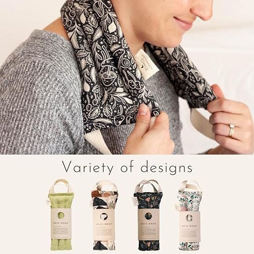 Slow North Hot & Cold Neck Shoulder Wrap: Natural Relief from Shoulder and Neck Ache, Menstrual Cramps Relief, and Stress Reduction