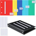 981 Pcs Communication Book Set, Small Tools for Visual Schedule Picture Cards Include 3 Ring Binder 20 Dividers 960 Hook Loop Strips Dots for Kids Autism ADHD Language Learning