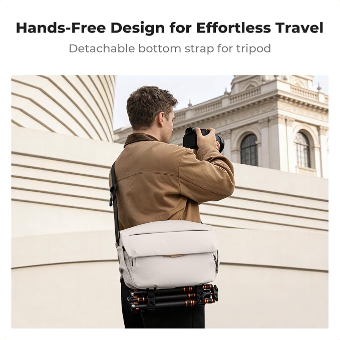 K&F CONCEPT Camera Sling Bag, 15L Camera Bags - Image 4