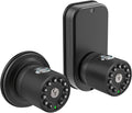 BOTHSTAR Double Sided Keyless Door Knob Lock with Fingerprint and Keypad, Smart Doorknob with Dual Cylinders for Exterior or Interior Door(Double Sided Fingerprint Matte Black)