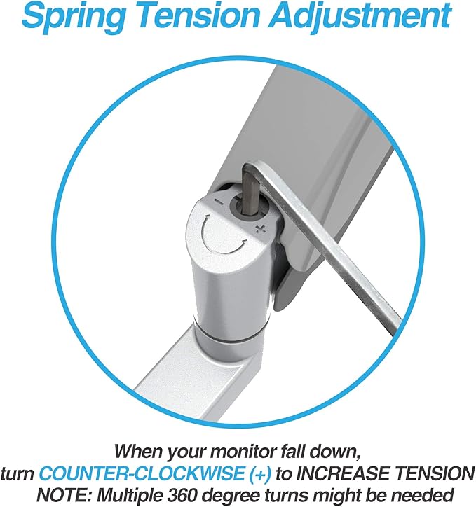 AVLT Dual 13"-32" Monitor Wall Mount fits Two Flat/Curved Computer Screen to Reduce Eye & Neck Strain | Full Motion Swivel Tilt Rotation Height Adjustable Arm | VESA/Cable Management