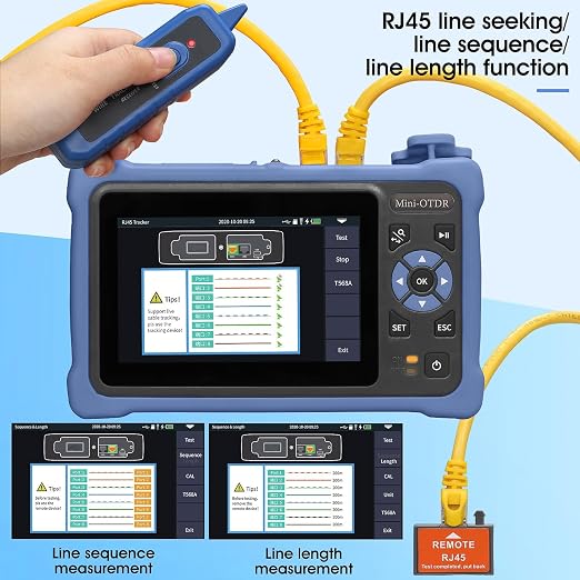 OTDR A-800U UPC Interface 12 in 1 Function 1310 1550 Fiber Optic Tester - Image 4
