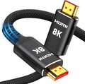Snowkids 48Gbps 8K HDMI Cable 3.3FT/1M 2-Pack, High Speed HDMI Braided Nylon by Snowkids