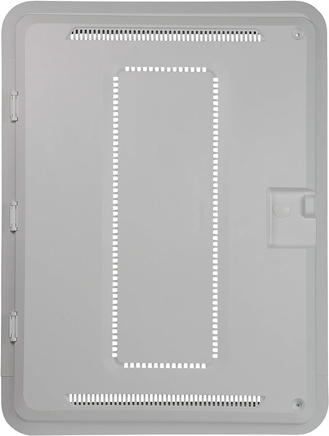 Legrand - OnQ 20 Inch Media Enclosure, Wifi Electrical Box, Cable Management Box for Distribution of Networking Service, Recessed Media Box Lets Signal Through, White, ENP2050-NA