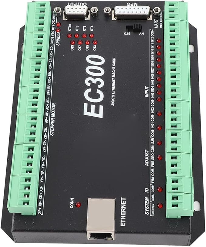 300 KHz Ethernet Motion Controller 6 Axis CNC Motion Control Board 24 VDC EC300 USB Control for Stepping Motor (3 Axes)
