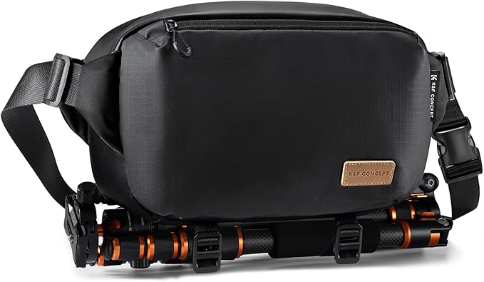 K&F CONCEPT Camera Sling Bag Crossbody Bag Waterproof Camera Shoulder Backpack by KFCONCEPT