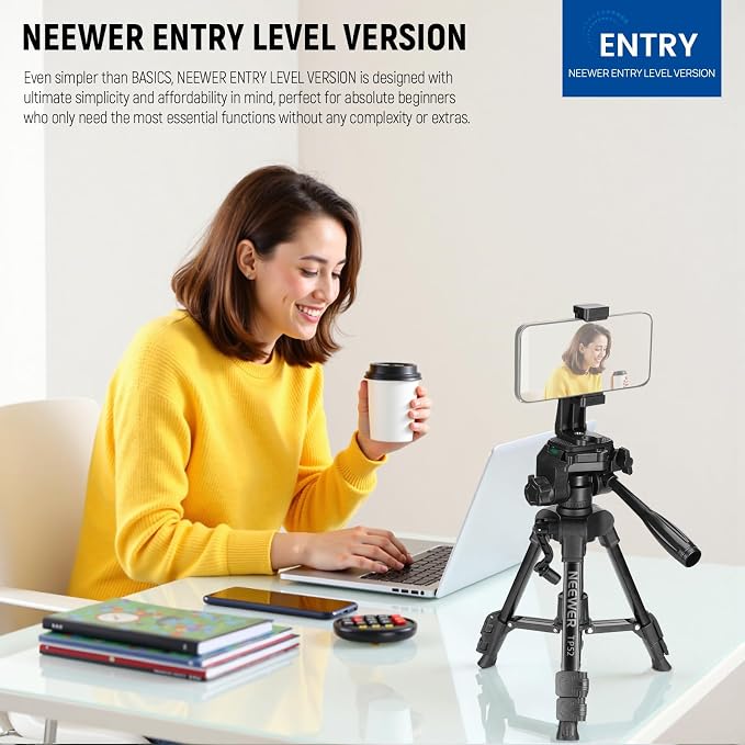 NEEWER Entry Level Version Mini Desk Phone Tripod Compatible - Image 2