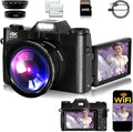Camera Digital, 75MP WiFi 4K Vlogging Video Camera by SMARTKLIK