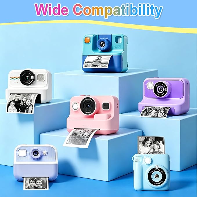 18 Rolls Kids Camera Paper Roll Refill Compatible - Image 3