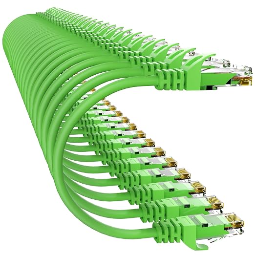 Cat 6 Ethernet Cable 1FT, Cat6 Ethernet Patch Cable 10Gbps, High-Speed UTP Cat6 by 10Gsupxsel