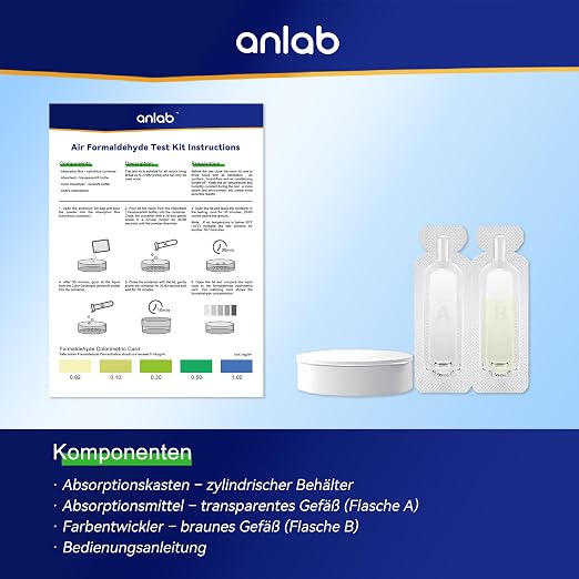 anlab™ Air Formaldehyde DIY Test Kit - Image 4