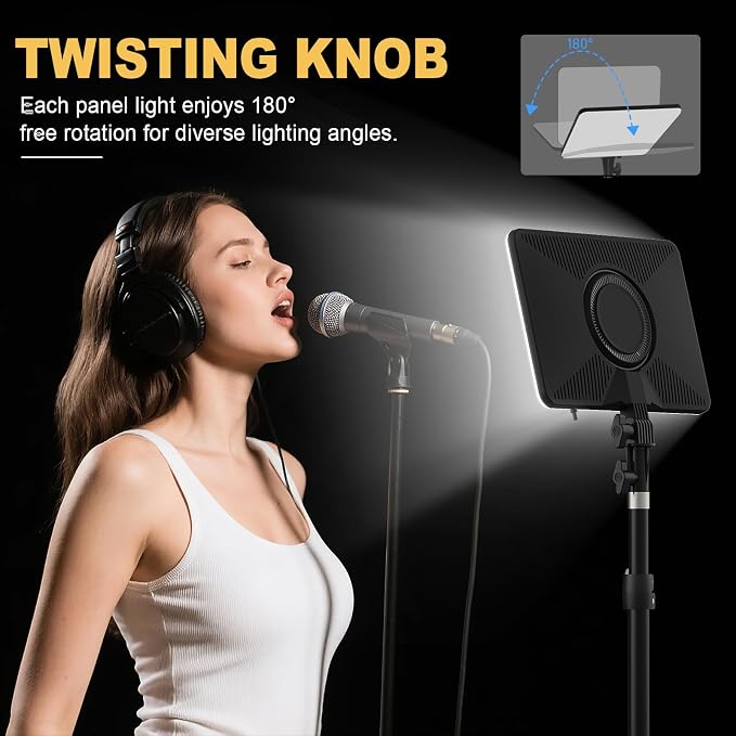 30W Upgraded Photography Lighting Kit, Anautin 1-Pack LED Video Lighting - Image 6