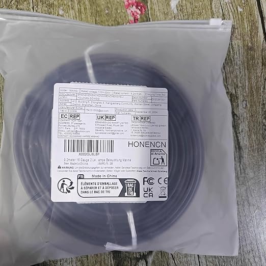 16 Gauge Wire 2 Conductor Electrical Wire, 16 AWG 1.309mm² Wire PVC Cord, 12V/24V DC Low Voltage/Copper-clad Aluminum(CCA)Flexible/2 Wire for Automotive Wire LED Strips Lamp Lighting Marine(9.2M/30FT)