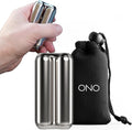 ONO Roller - Handheld Fidget Toy for Adults | Help Relieve Stress, Anxiety, Tension | Promotes Focus, Clarity | Compact, Portable Design (Natural, Junior Size - Stainless Steel)