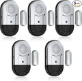 Sanjie Door Window Alarms - 5 Pack,125dB,Volume Control,Window Door Open Alarm Sensors for Kids Safety/Dementia/Pool,Wireless Sensors Keep Your Home Security,Easy to Install,Long Battery Life