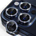Misea Compatible for iPhone 15 Pro/iPhone 15 Pro Max Camera Lens Protector Bling by Misea