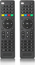 (Pack of 2) Universal Replacement TV Remote – Compatible with Samsung, LG, Vizio, Hisense, Philips, RCA, Sharp, Onn, Westinghouse, Element, Sanyo, Emerson, and More Brands