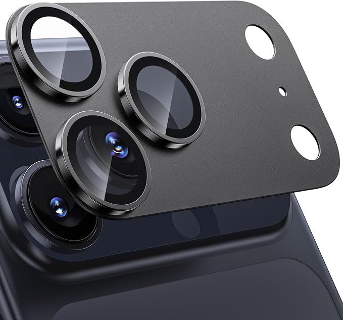 WSKEN for iPhone 17 Pro Camera Lens Protector, Metal Aluminum Alloy Tempered by SmartProtectionGreenerFuture