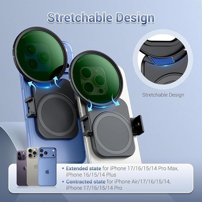 Upgraded 67mm Phone Lens Filter Adapter Mount - Image 2