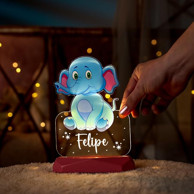 hun concept Personalized Unicorn Night Light for Kids – Custom Name LED Lamp, Cute Acrylic Unicorn Design, Baby Room & Nursery Decor, Magical Gift for Girls, Birthday Gifts