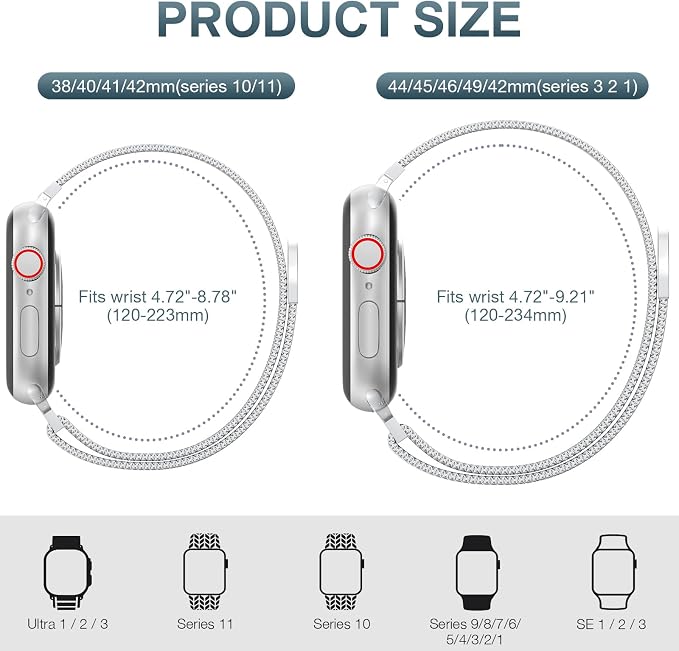 Original Stainless Steel Mesh Loop Compatible - Image 2