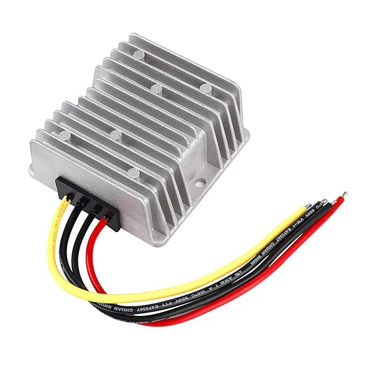 DC 12V Step Up to 19V 5A Boost Converter 95W DC Voltage Regulator Power Supply Converter Waterproof Module Transformer for Golf Cart Club Car Led
