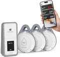 Leak Geek Spot Detection Wi-Fi Alert System with The Bridge Gateway and 3 Water Leak Spot Detection Sensors