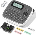 Label Maker Machine with Tape, Label Maker Waterproof Labels 12mm, D210s by HOME