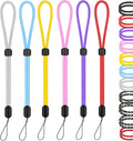 Hand Wrist Strap Lanyard, 6 Pack 9.5inch Adjustable Nylon Wristlet Straps by Hukado