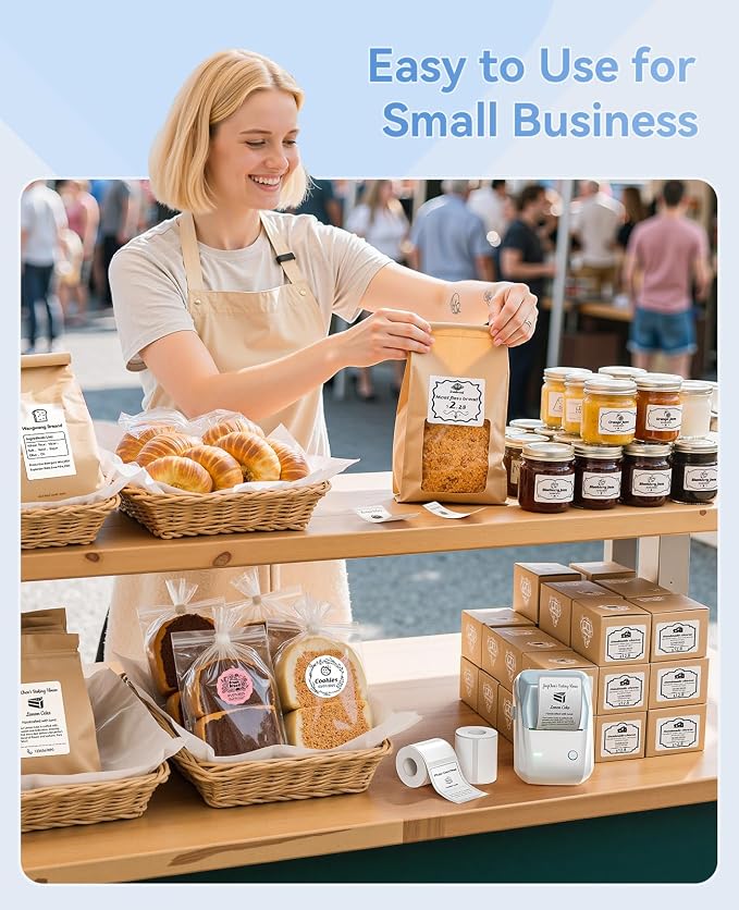 NIIMBOT B1 Label Maker Machine, Thermal Label Printer Easy to Use - Image 3