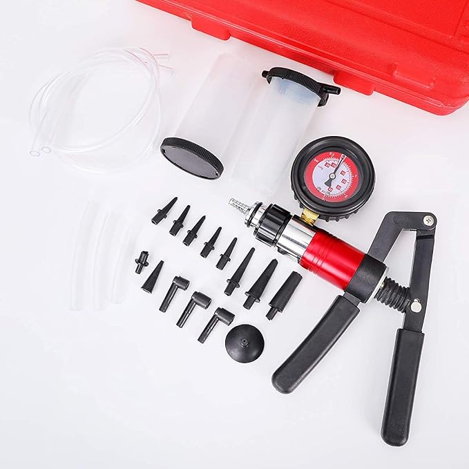 Yonligonju 23pc Brake System Bleeding Tools (red)