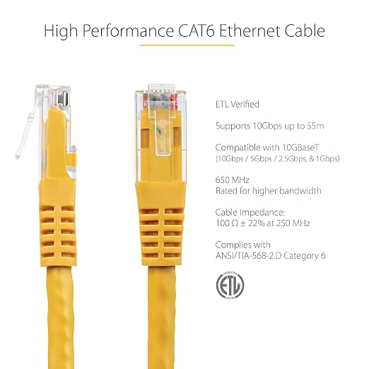 StarTech 25ft CAT6 Ethernet Cable - Image 2