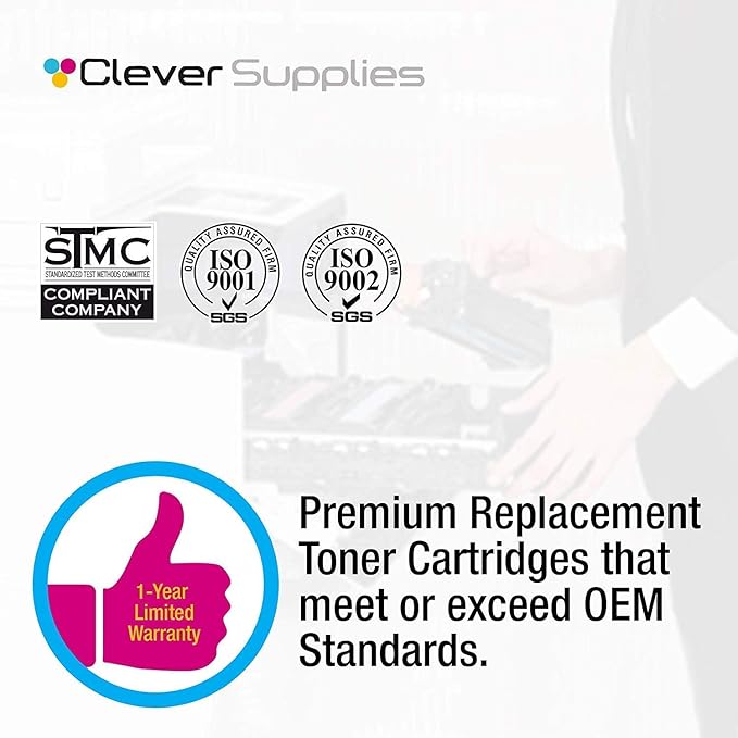 CS Replacement Toner Cartridge Compatible with HP 507X 507A CE400X CE401A CE402A CE403A for Enterprise M551n M551dn M551xh M570dw M570dn M575c M575dn (Black Cyan Magenta Yellow 4-Pack)