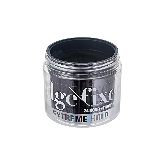 Red by Kiss Edge Fixer Extreme Hold, Strong Edge Control with 24-Hour Hold, Infused with Biotin for Nourishment & Hydration, No Flaking or Oily Residue (3.38 Fl.oz.)