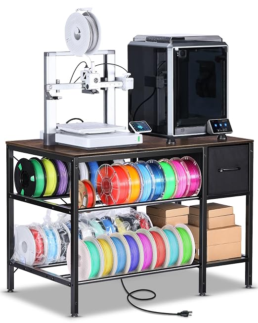 AHOWPD 3D Printer Table with Filaments Storage by AHOWPD