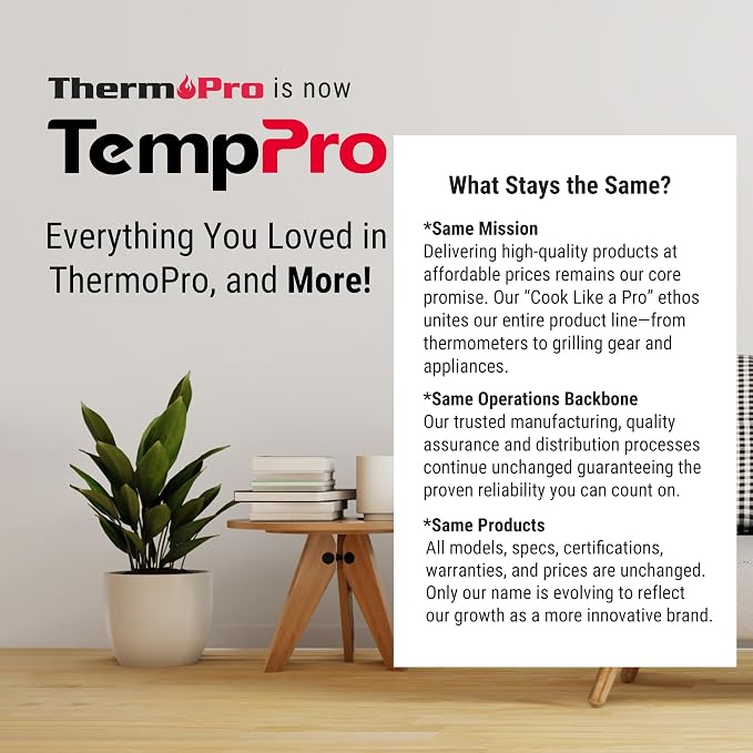 ThermoPro TempPro TP49 2 Pieces Digital Hygrometer Indoor Thermometer Humidity - Image 9