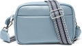 Small Crossbody Bags for Women Genuine Leather, Guitar Strap Shoulder Handbag by Utenwat