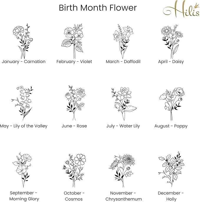 Hilis Personalized Gift Custom Mouse Pad, Personalized Birth Flower, Color and Name. Gaming Office Work Desk Mat, 4 Sizes Mousepad, Office Supplies & Desk Accessories