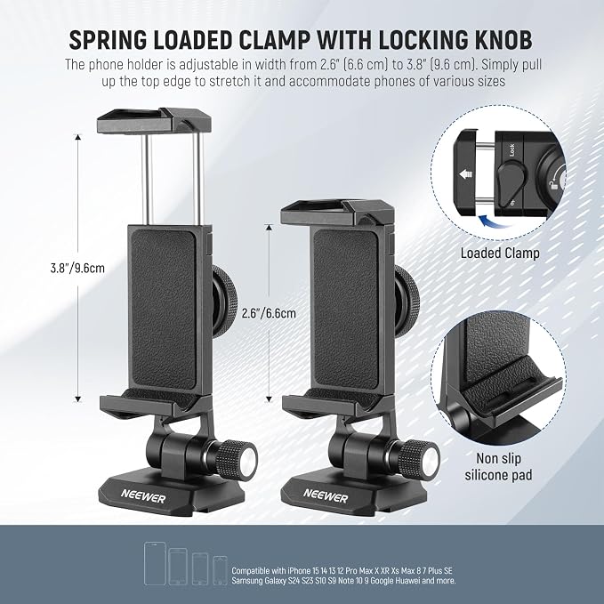 Neewer Phone Tripod Mount Adapter - Image 3