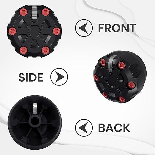 2nd Gen Tacoma Accessories AC Knob Upgrade - 2005,2006,2007,2008,2009,2010,2011,2012,2013,2014,2015 Tacoma Climate Control Dial Mods Set - 2nd Gen Tacoma Mods - for Toyota Interior Replacement Kit