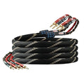 10 AWG 2Pack Audiophile Speaker Cable – Speaker Wire with Banana Plugs,4N OFC Core,Nylon Braid,Audio Wire,Compatible with Amplifier,Speakers,AV Receiver& Home Theater(6.56ft/2m)