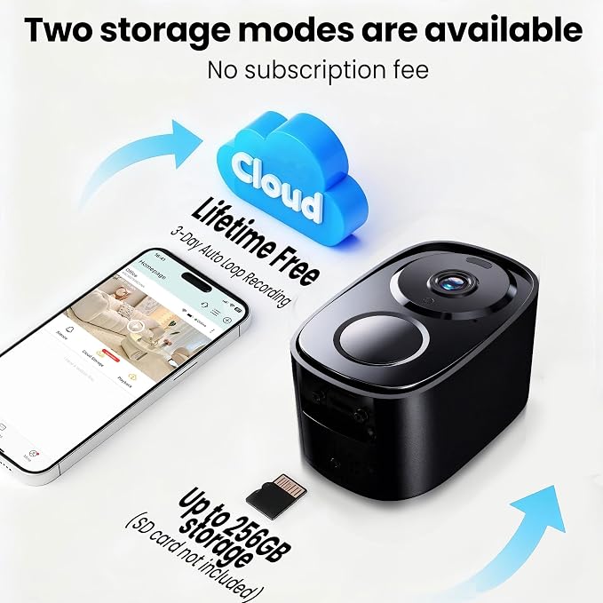 2026 Enhanced 2K UHD Security Cameras Wireless Outdoor – Free Cloud & SD Storage - Image 3